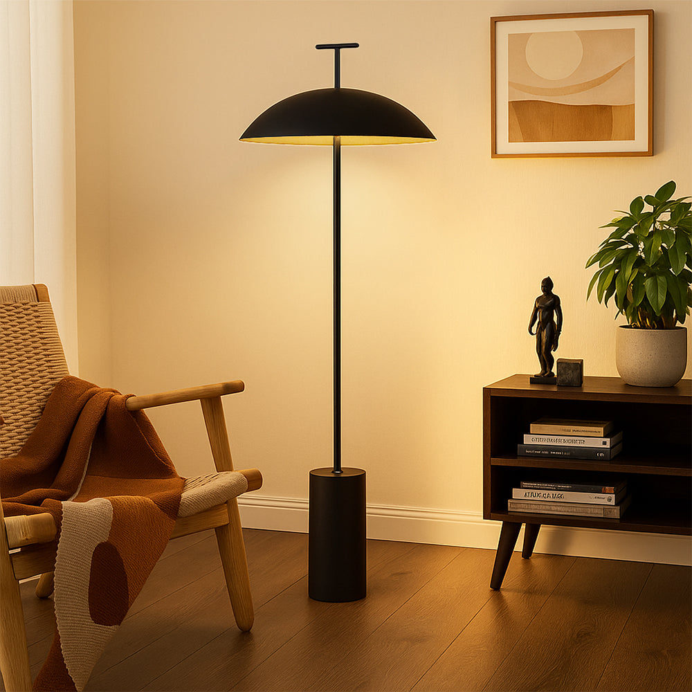 Zuvra™ Modern Monolith Floor Lamp – Minimalistische Design-Stehlampe mit Stoffschirm