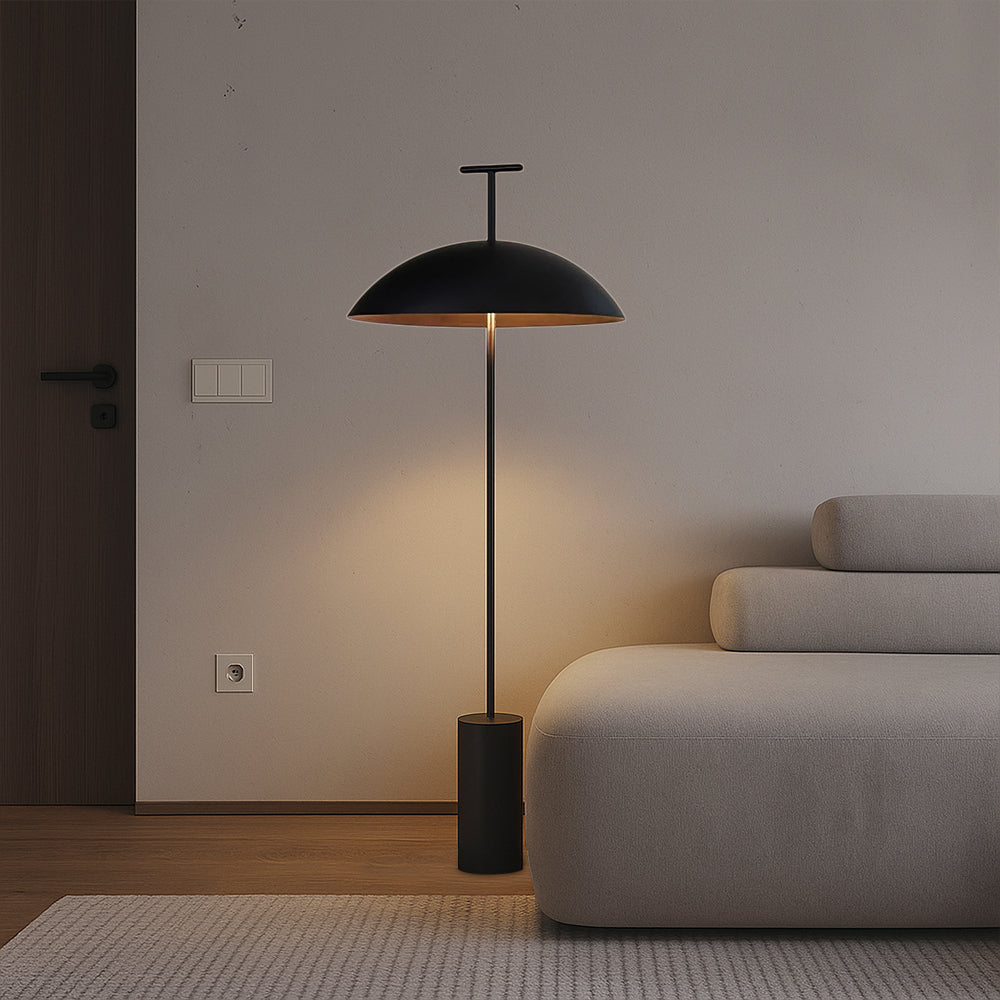 Zuvra™ Modern Monolith Floor Lamp – Minimalistische Design-Stehlampe mit Stoffschirm