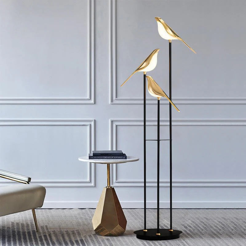 MrBirdies™ Minimalist Aesthetic Floor Lamp – Design-Stehlampe mit integrierter LED