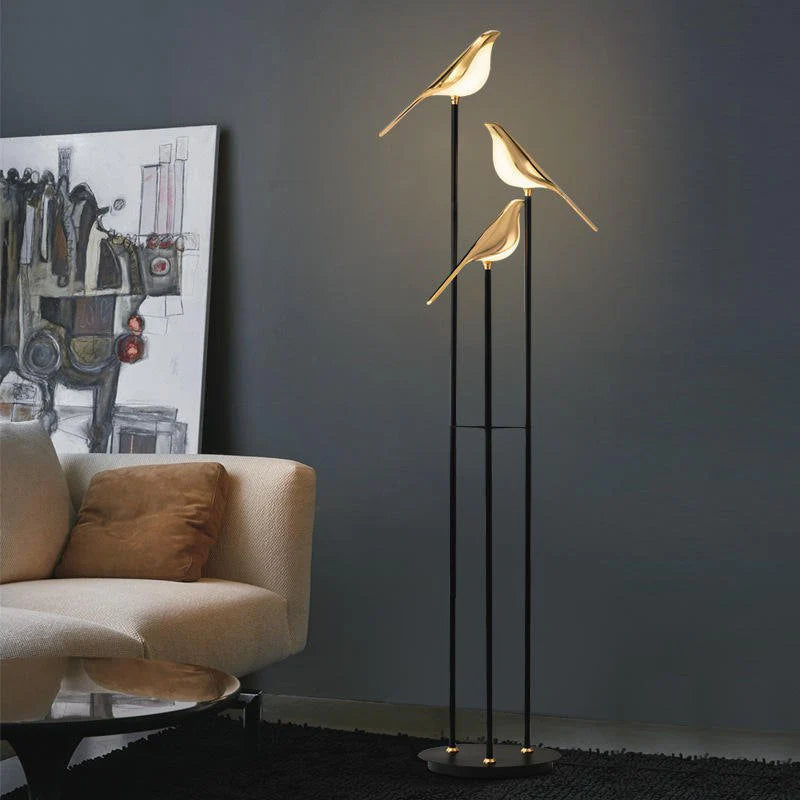 MrBirdies™ Minimalist Aesthetic Floor Lamp – Design-Stehlampe mit integrierter LED