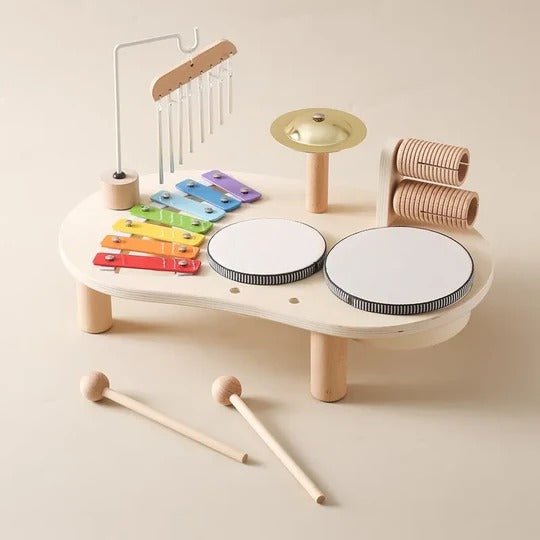 Melodiny™ Musikset aus Holz – Xylophon & Instrumente für Babys ab 12 Monaten, motorikfördernd