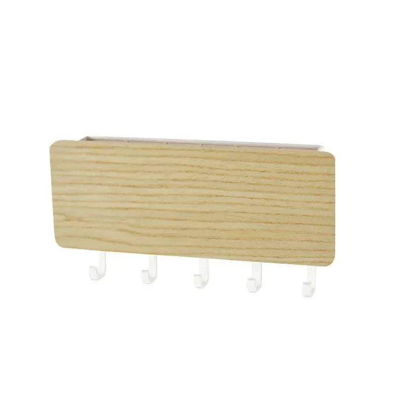 KeyNest™ Schlüsselhalter – Wand-Schlüsselaufbewahrung aus Bambus & ABS im modernen Design