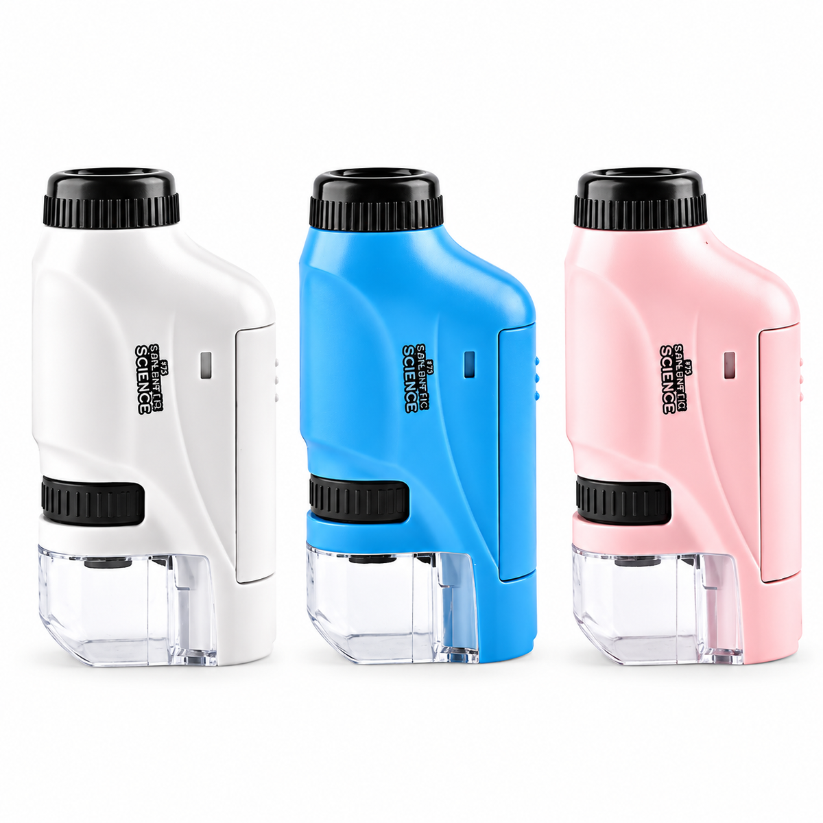 NatureQuest™ Kompaktes Taschenmikroskop für Kinder – 120× Vergrößerung & LED-Licht