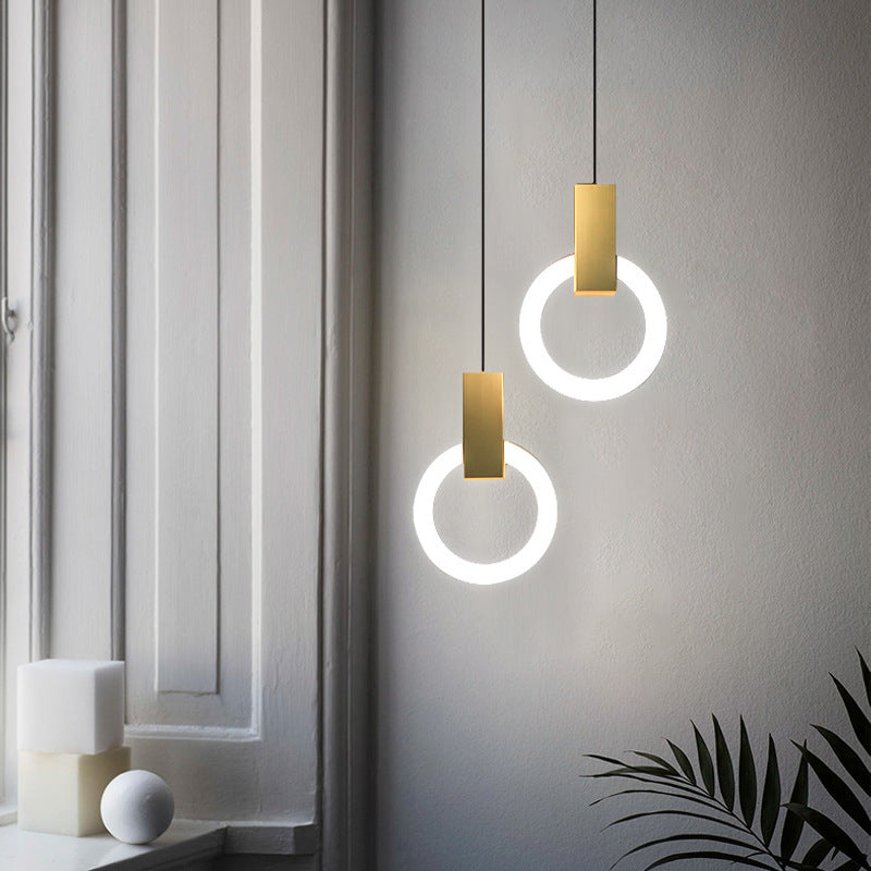 AuraRing™ Pendelleuchte – Minimalistische LED-Hängelampe im nordischen Ring-Design