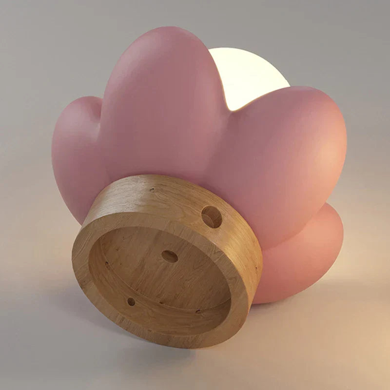 SereneBloom | Cremefarbene Blumen Wandleuchte – Natürliche Eleganz & warme Atmosphäre