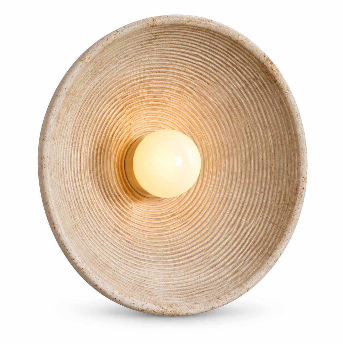 NovaAura™ Wandleuchte – Minimalistische Keramiklampe mit warmweißem & dimmbarem LED-Licht (10W) - Less Goods