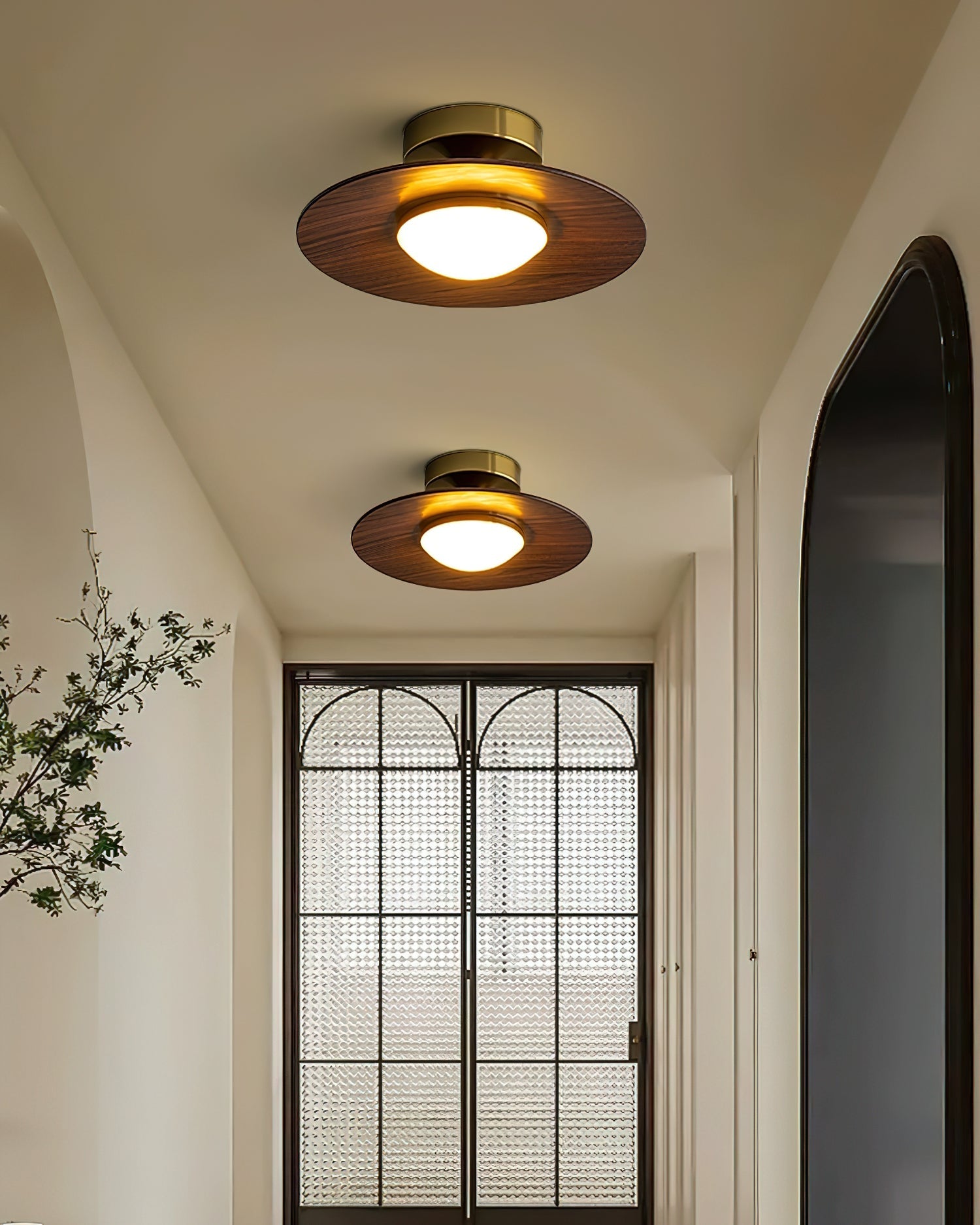 OlavShine™ Deckenleuchte – Moderne Design-Deckenlampe mit Holzoptik & LED