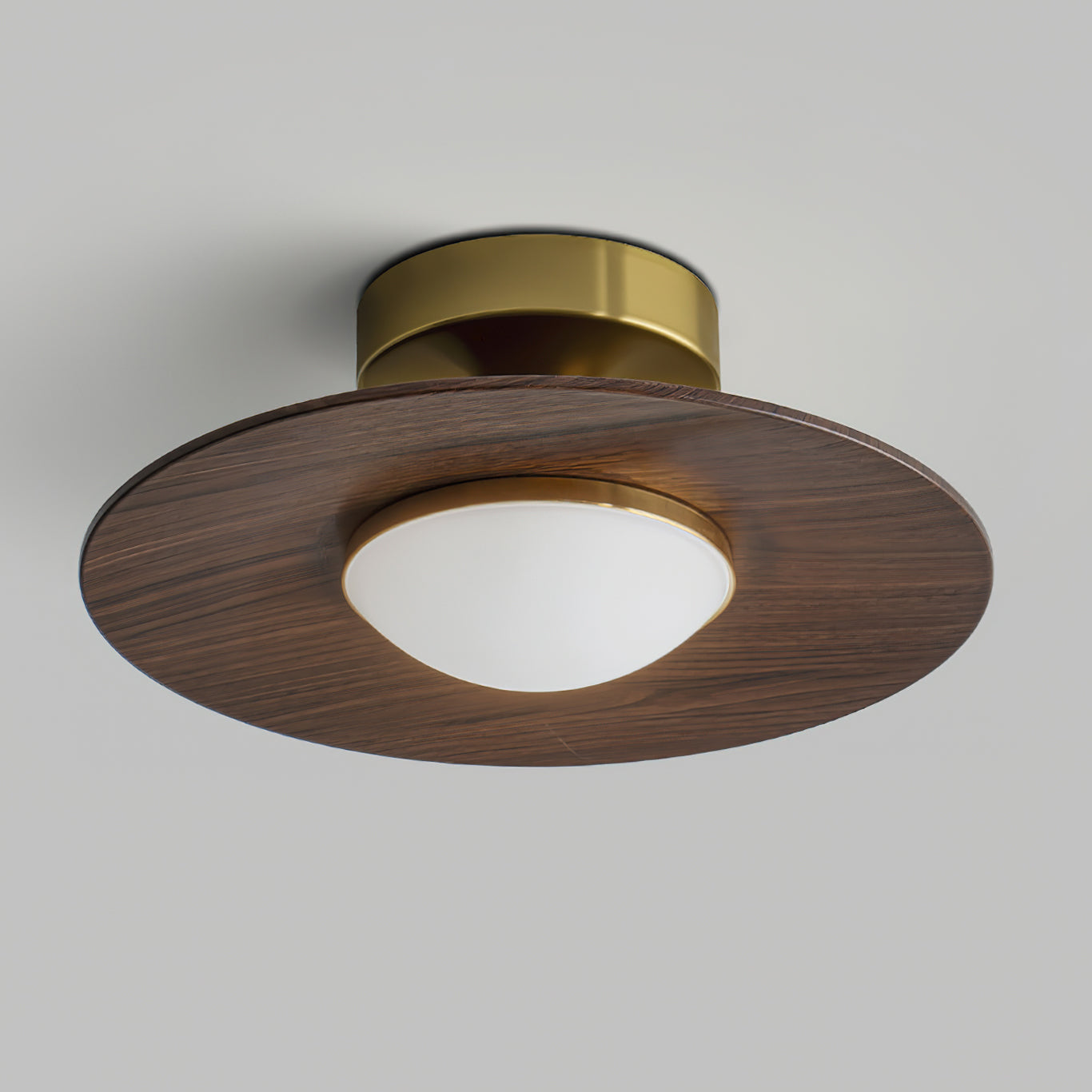 OlavShine™ Deckenleuchte – Moderne Design-Deckenlampe mit Holzoptik & LED