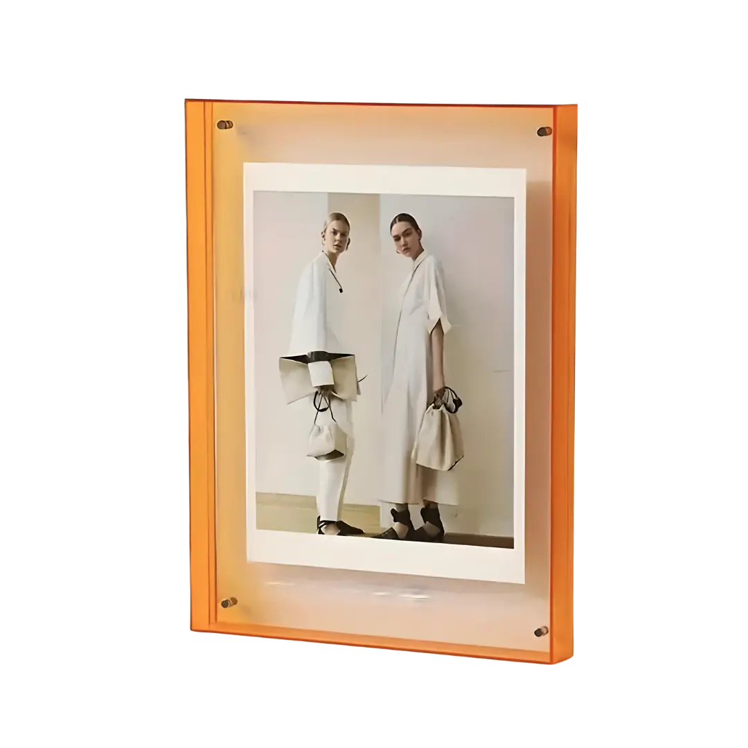 AuraFrame™ – Transparenter Neon-Licht Bilderrahmen im minimalistischen Design