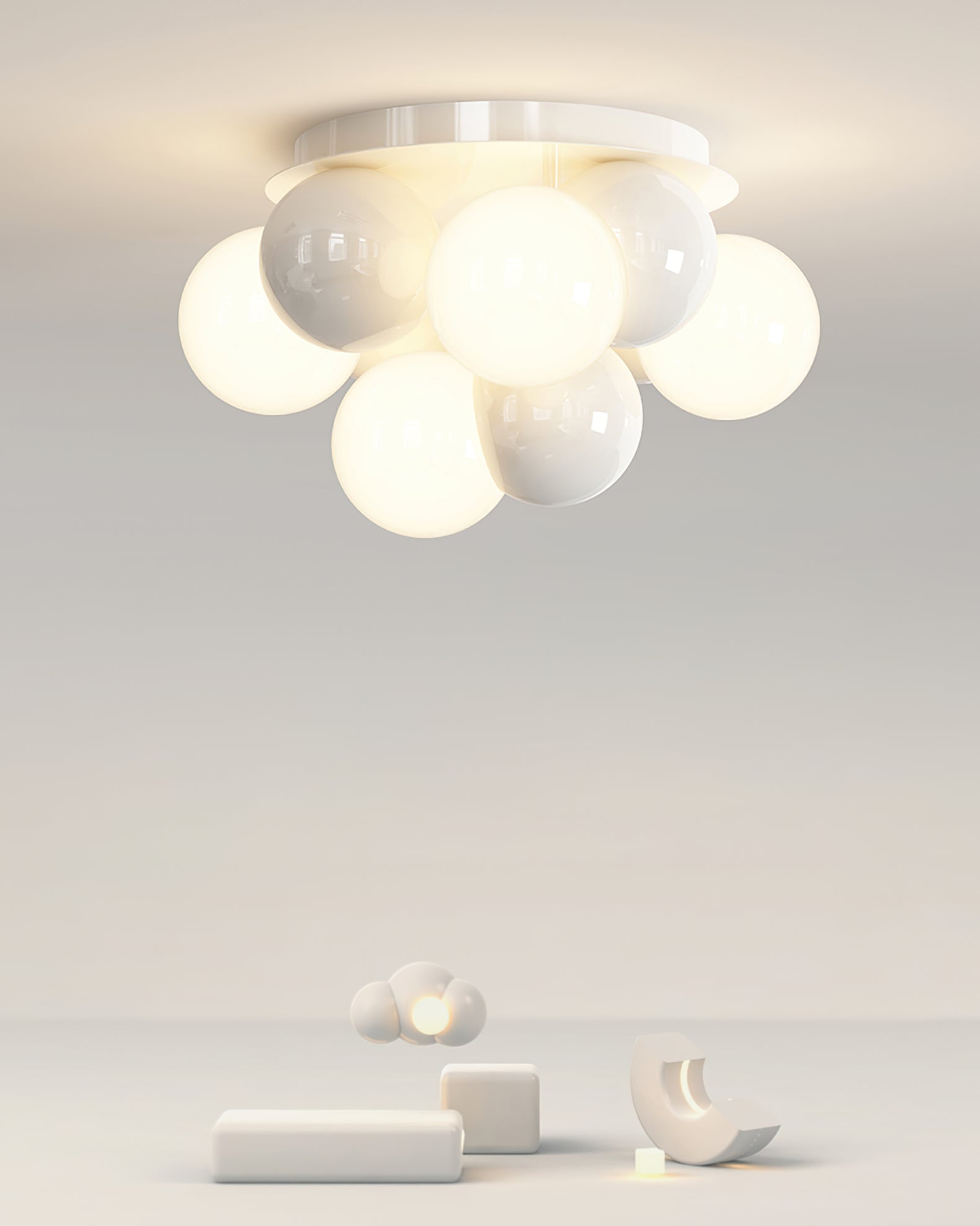EmperorShine™ Deckenleuchte – Moderne Premium-Deckenlampe mit weichem Glaslicht