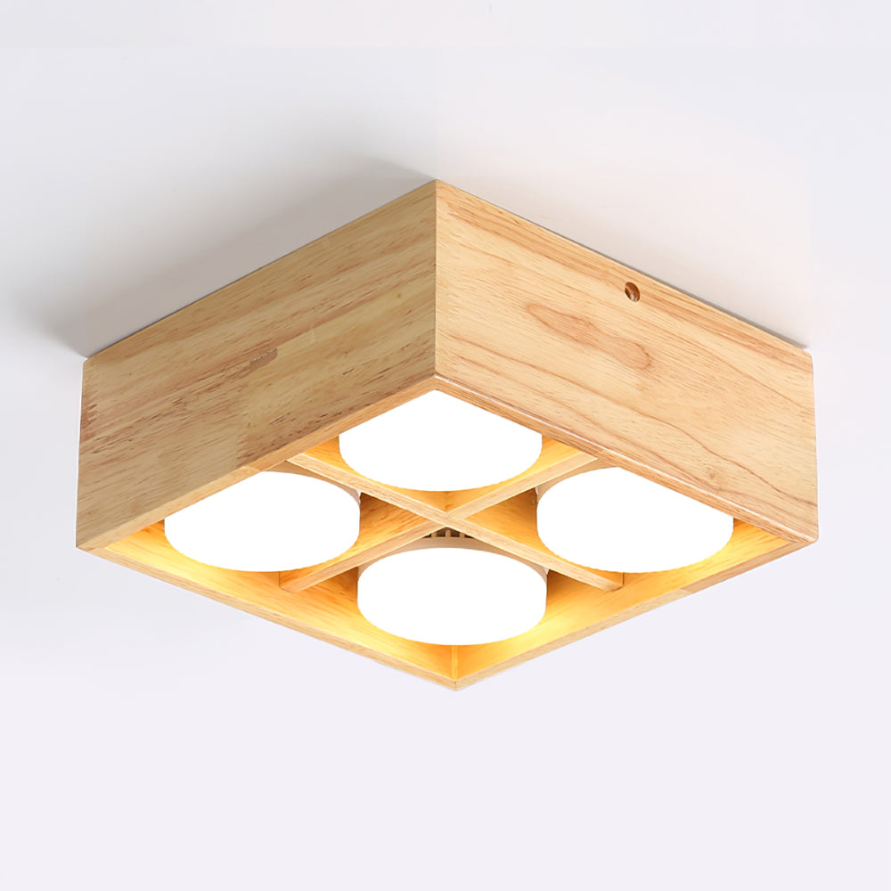 OzawaGlow™ Deckenleuchte – Holz-LED-Deckenlampe für warme Wohnatmosphäre