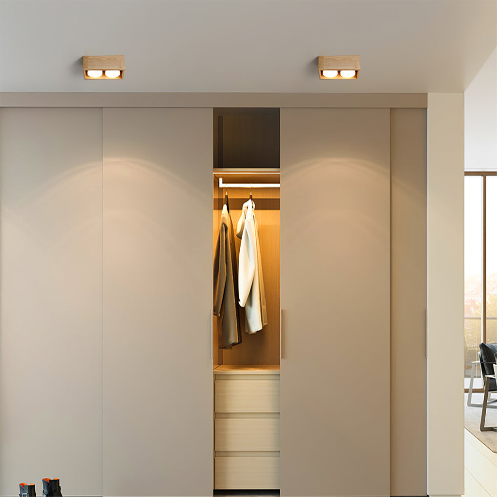 OzawaGlow™ Deckenleuchte – Holz-LED-Deckenlampe für warme Wohnatmosphäre