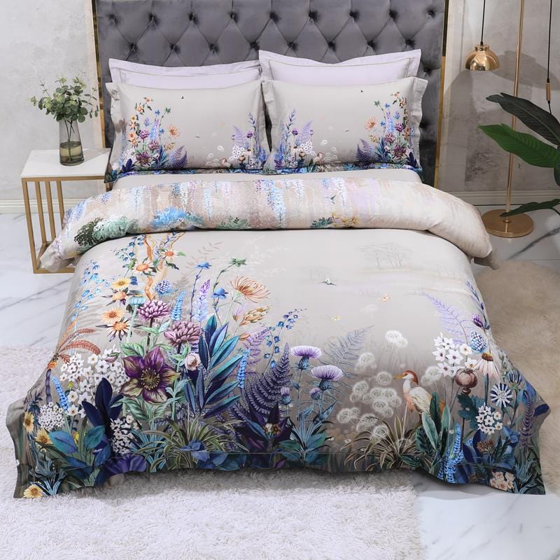 ColorBurst™ – Premium Bettwäsche-Set aus ägyptischer Baumwolle | Farbenfrohes 4-teiliges Design
