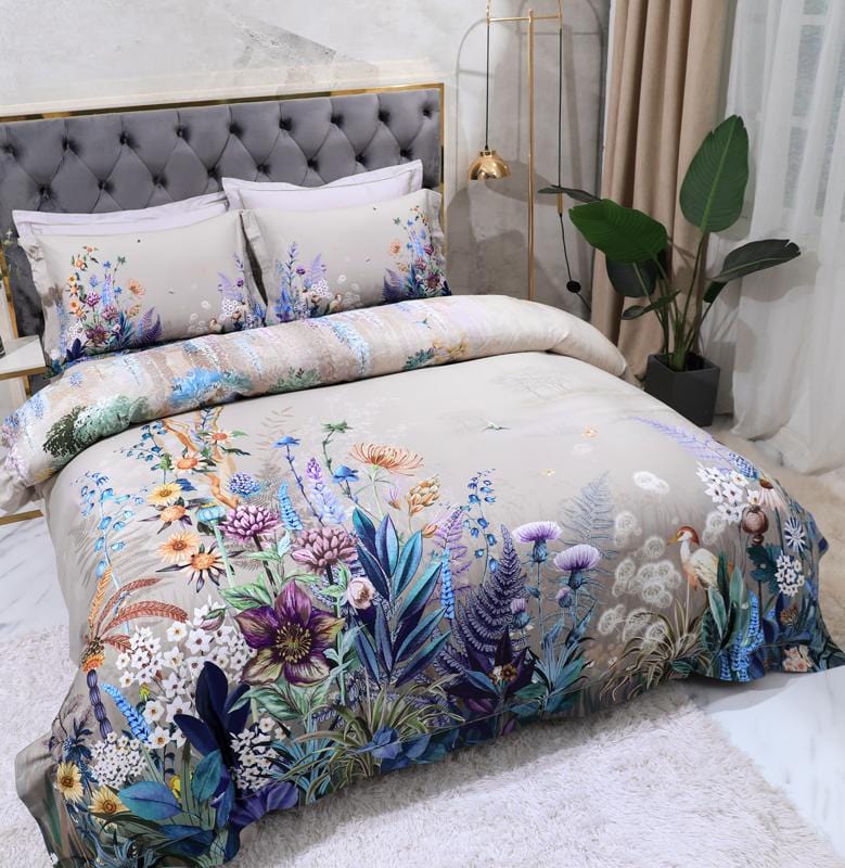 ColorBurst™ – Premium Bettwäsche-Set aus ägyptischer Baumwolle | Farbenfrohes 4-teiliges Design