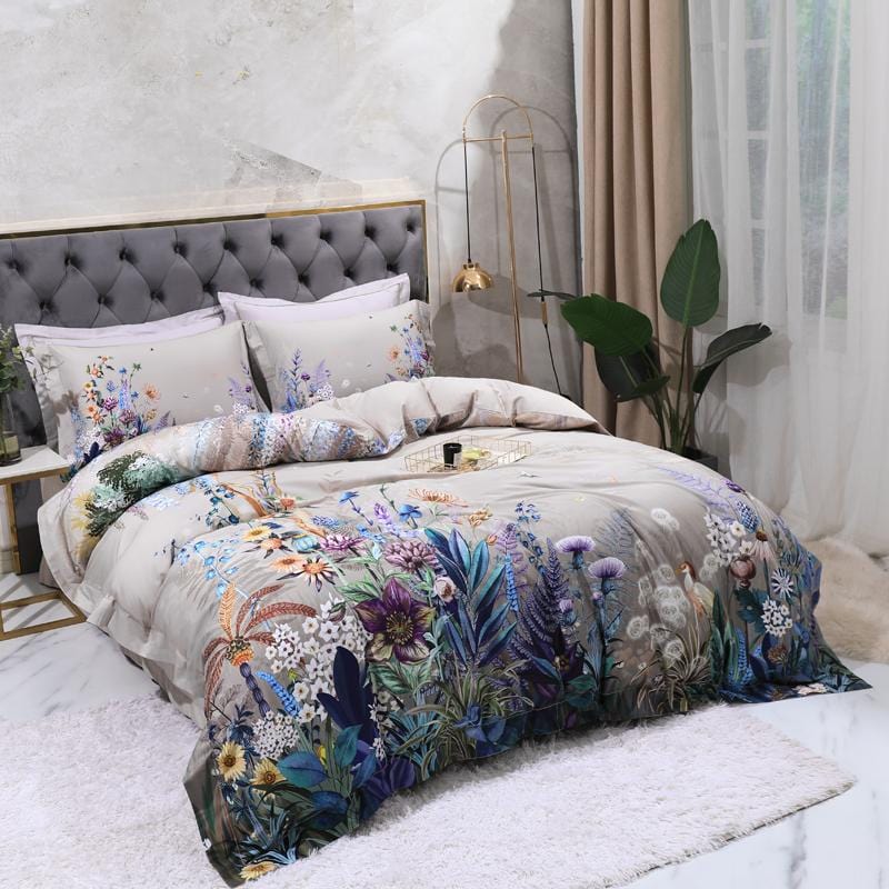 ColorBurst™ – Premium Bettwäsche-Set aus ägyptischer Baumwolle | Farbenfrohes 4-teiliges Design