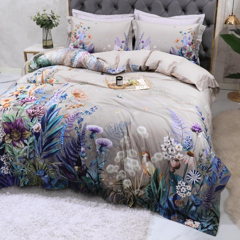 ColorBurst™ – Premium Bettwäsche-Set aus ägyptischer Baumwolle | Farbenfrohes 4-teiliges Design