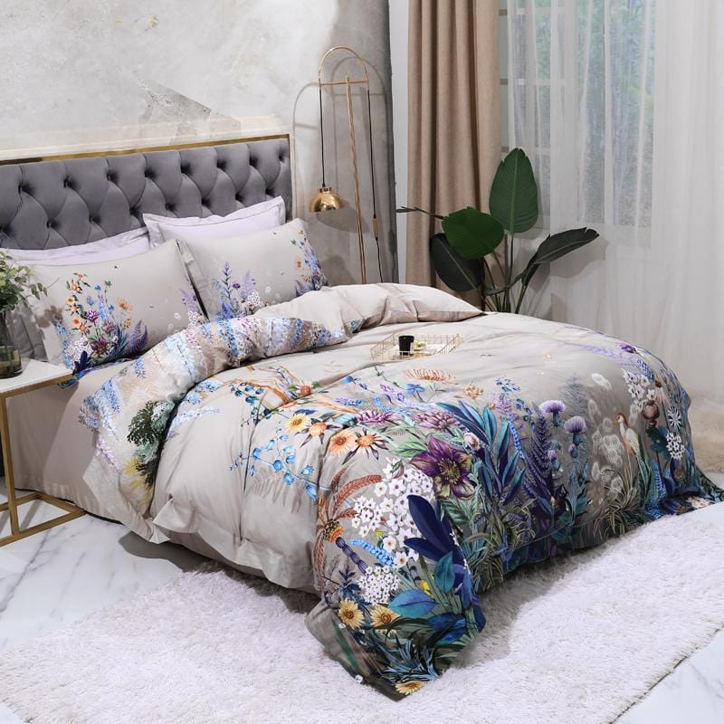 ColorBurst™ – Premium Bettwäsche-Set aus ägyptischer Baumwolle | Farbenfrohes 4-teiliges Design