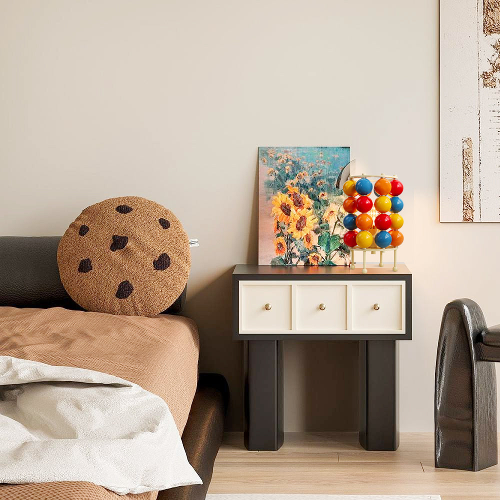 GlazeGlow™ Tischlampe – Moderne Kugellampe aus Metall mit sanftem Licht