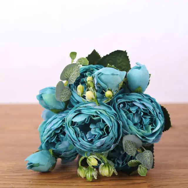 PeonyBliss™ – Realistisches Seidenpfingstrosen-Bouquet für zeitlose Wohn-Dekoration