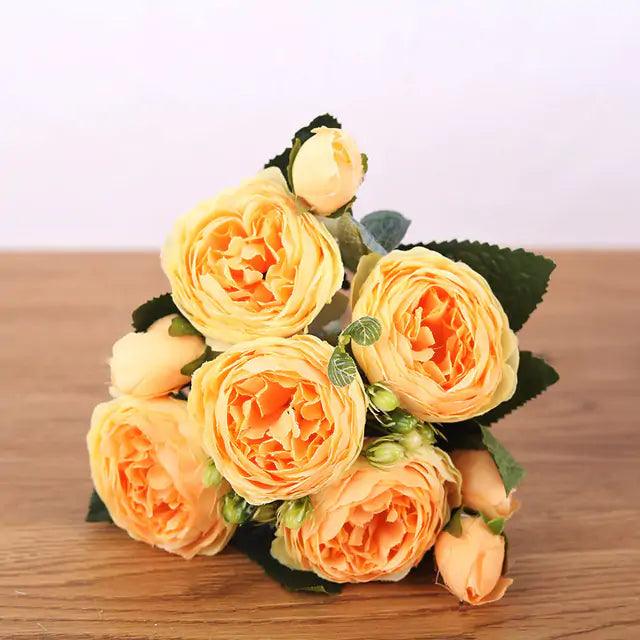 PeonyBliss™ – Realistisches Seidenpfingstrosen-Bouquet für zeitlose Wohn-Dekoration