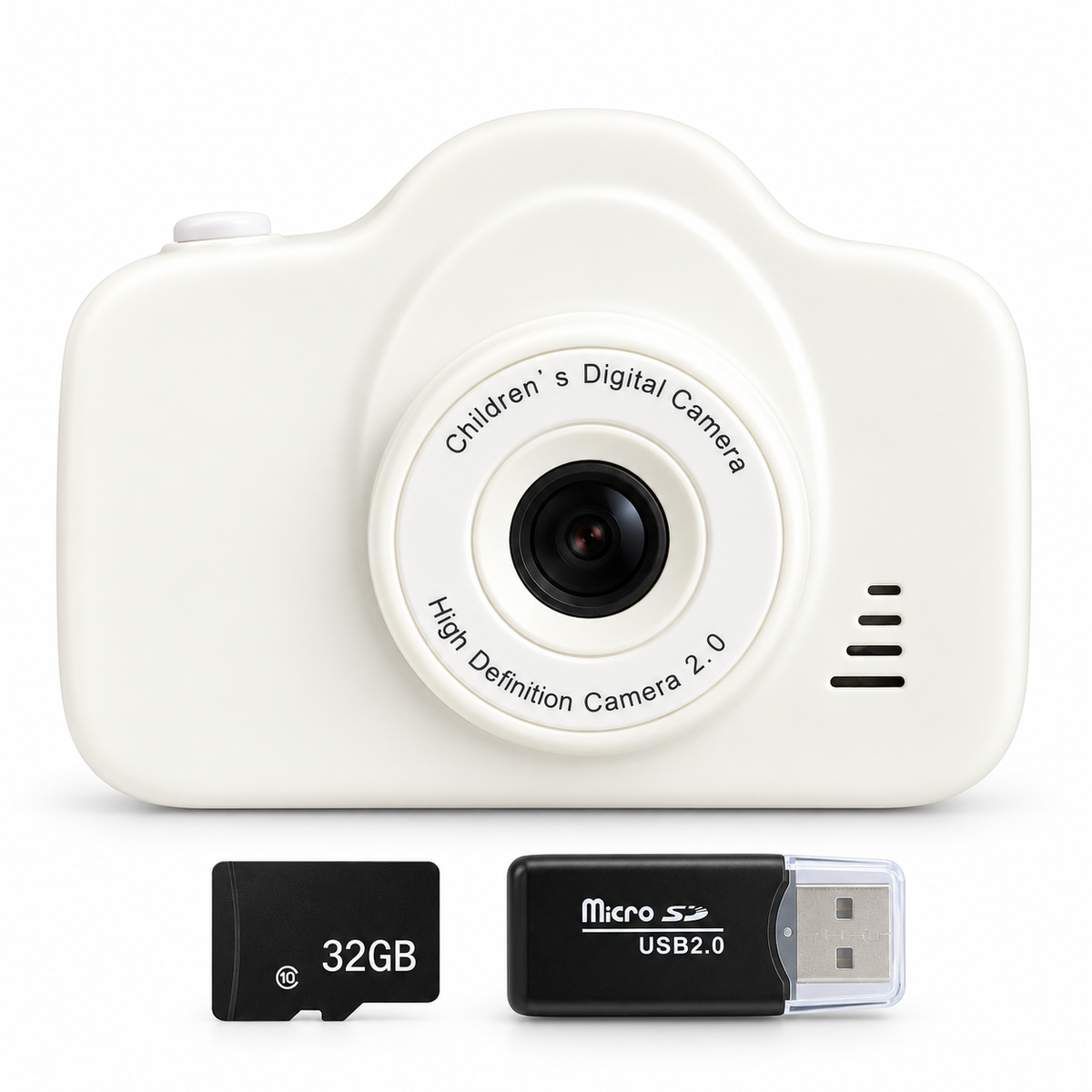 PlayQuest™ Kinderkamera – 1080p HD, 2000W Sensor, 2.0" Display, Spiele & Filter