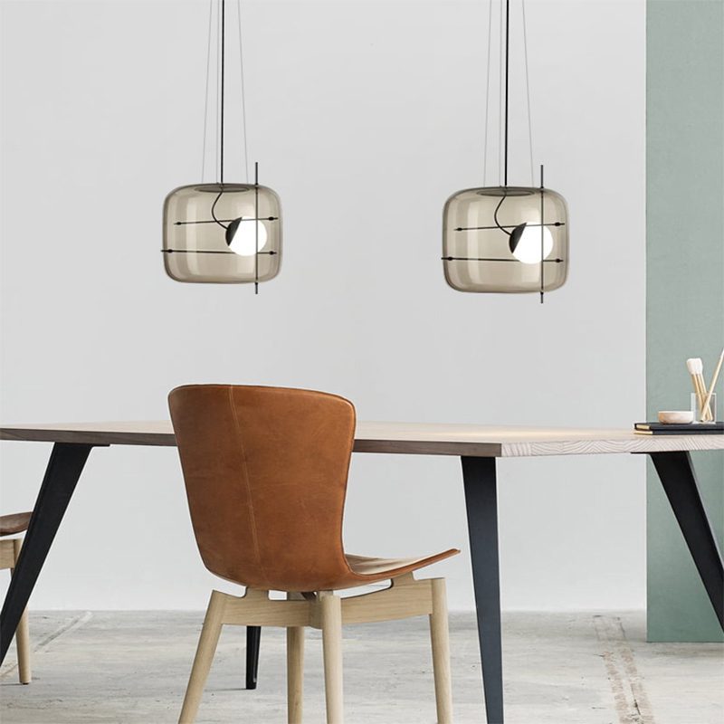 CognacLuxe™ Pendelleuchte – Stilvolle Glas-Hängelampe mit sanftem, diffusem Licht (G9 LED)