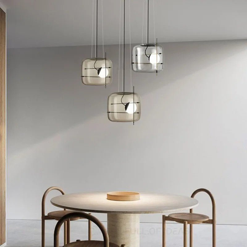 CognacLuxe™ Pendelleuchte – Stilvolle Glas-Hängelampe mit sanftem, diffusem Licht (G9 LED)