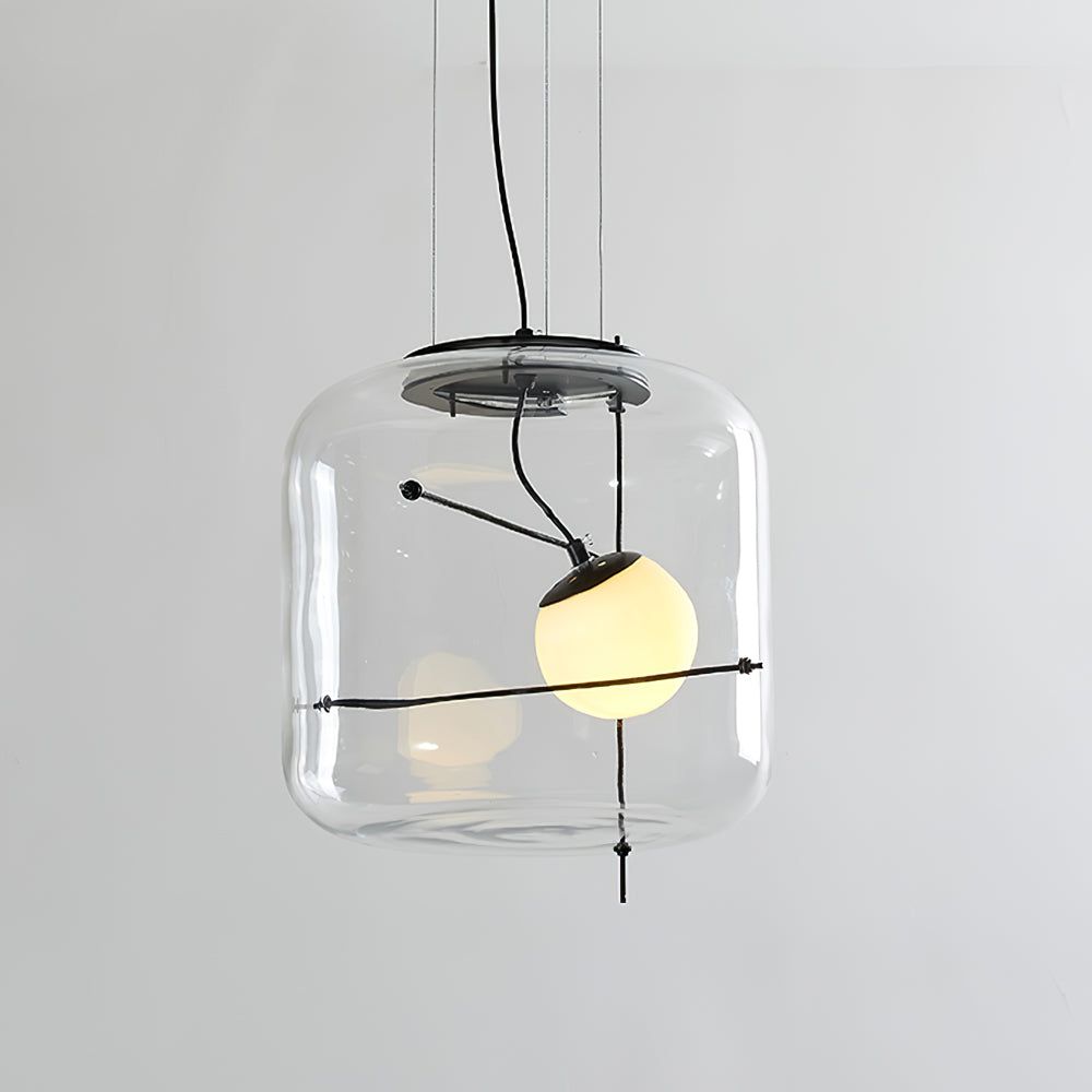 CognacLuxe™ Pendelleuchte – Stilvolle Glas-Hängelampe mit sanftem, diffusem Licht (G9 LED)