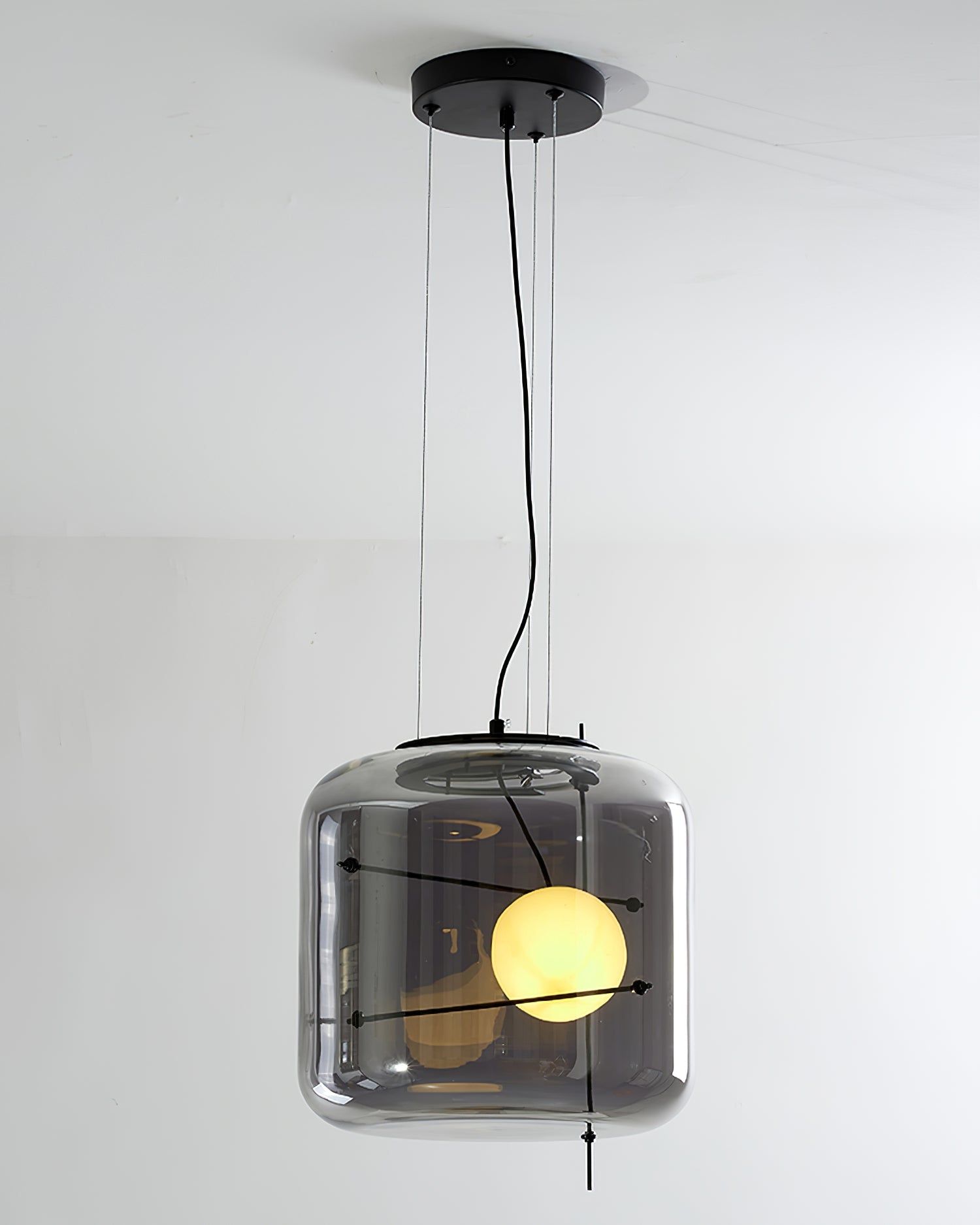 CognacLuxe™ Pendelleuchte – Stilvolle Glas-Hängelampe mit sanftem, diffusem Licht (G9 LED)