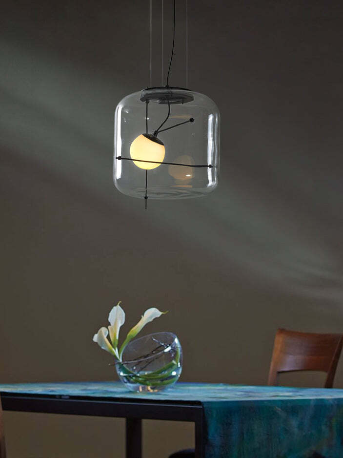 CognacLuxe™ Pendelleuchte – Stilvolle Glas-Hängelampe mit sanftem, diffusem Licht (G9 LED)