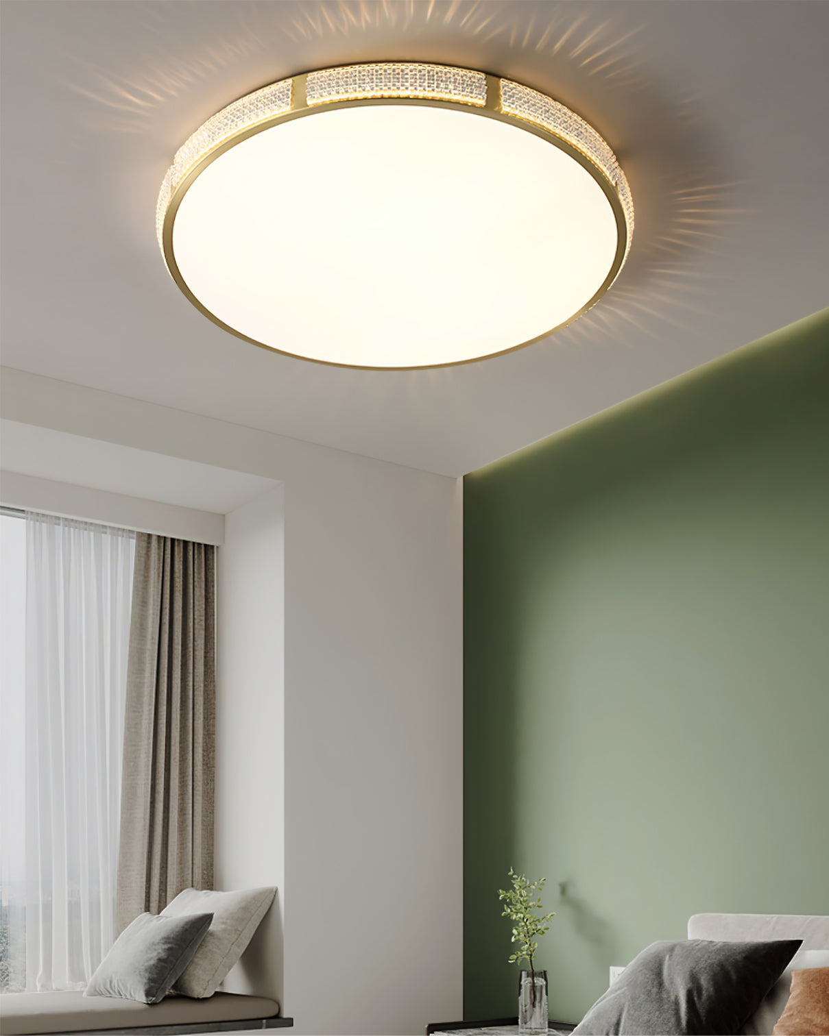 LovateShine™ Deckenleuchte – Moderne LED-Deckenlampe aus Messing & Acryl