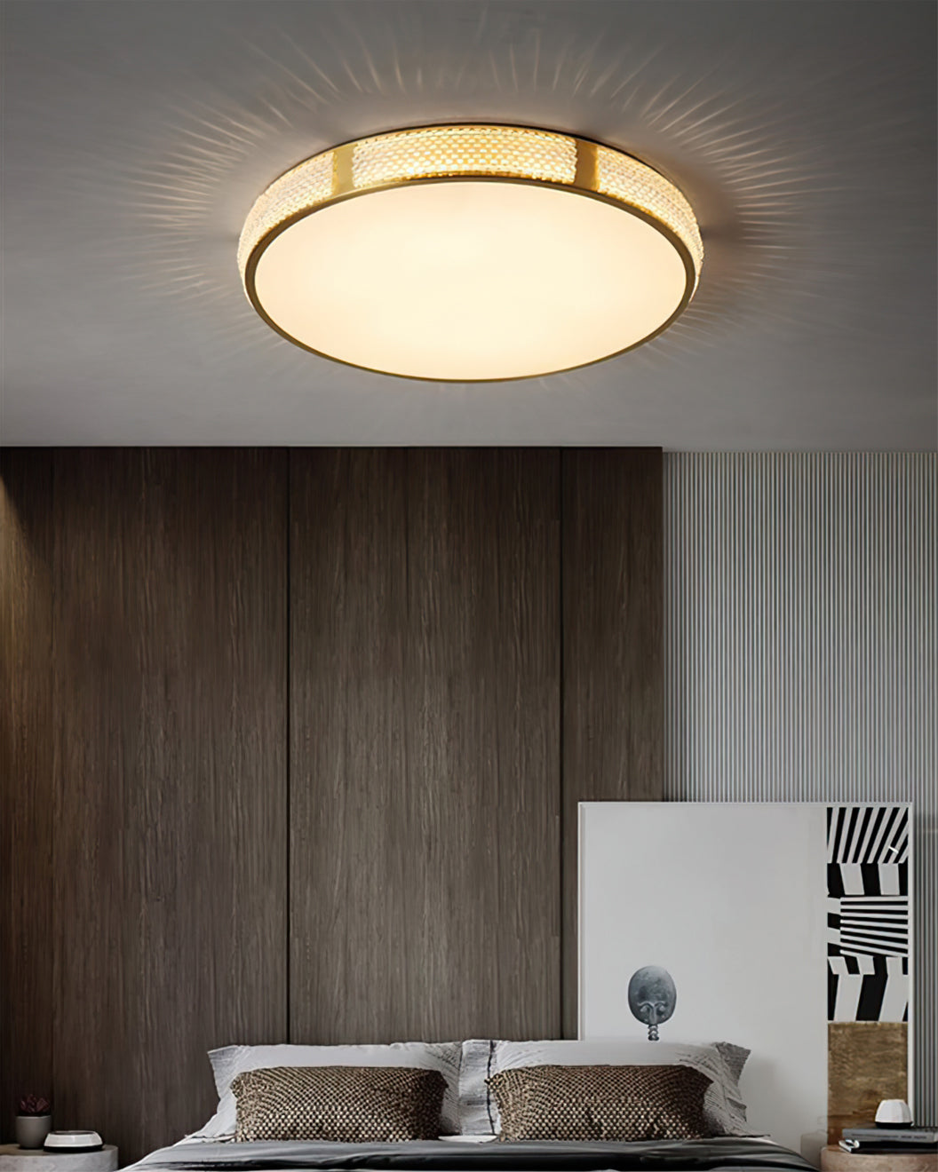 LovateShine™ Deckenleuchte – Moderne LED-Deckenlampe aus Messing & Acryl