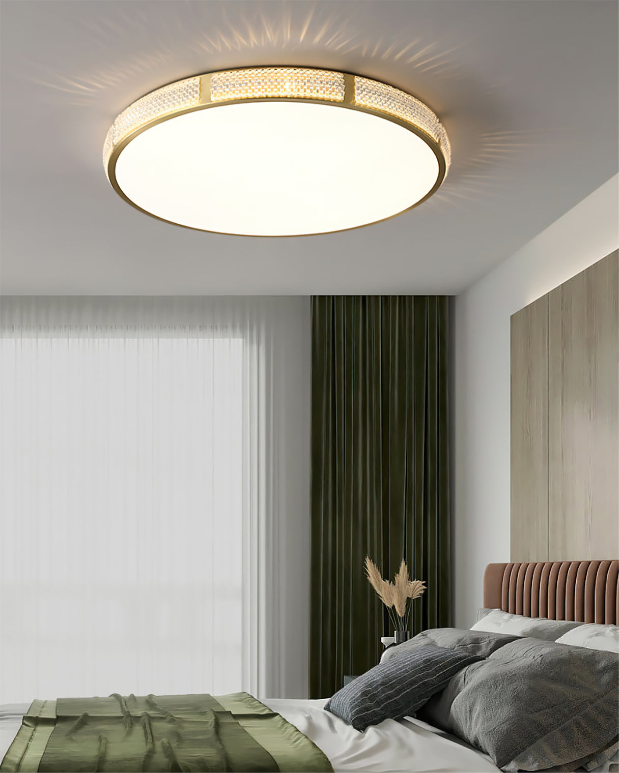 LovateShine™ Deckenleuchte – Moderne LED-Deckenlampe aus Messing & Acryl