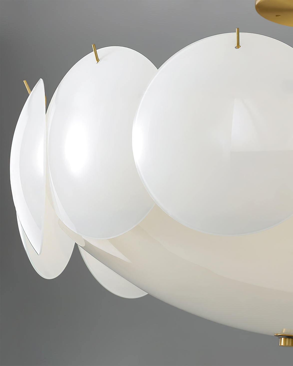 PrismaLight™ Deckenleuchte – Elegante Messing-Glas-Hängeleuchte mit modernem Design