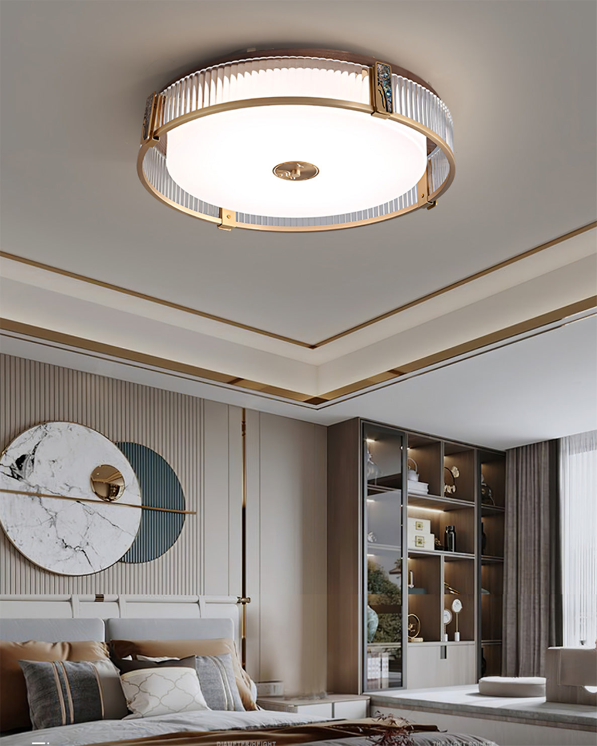 AuraLuxe™ Randolph Deckenleuchte – Elegante LED-Deckenlampe mit diffuser Lichtverteilung