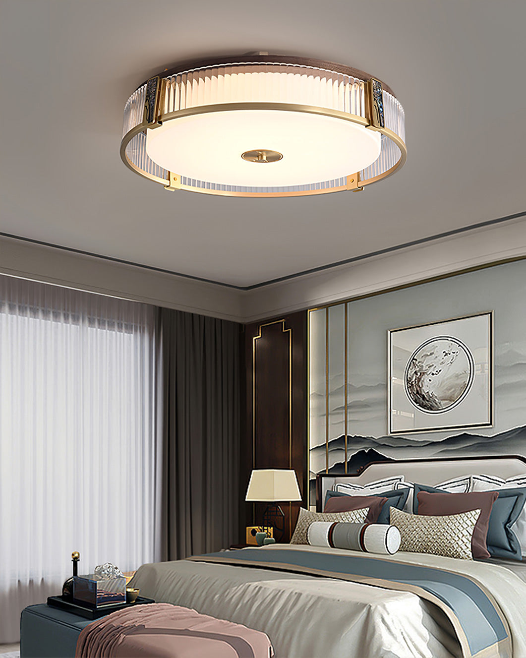 AuraLuxe™ Randolph Deckenleuchte – Elegante LED-Deckenlampe mit diffuser Lichtverteilung