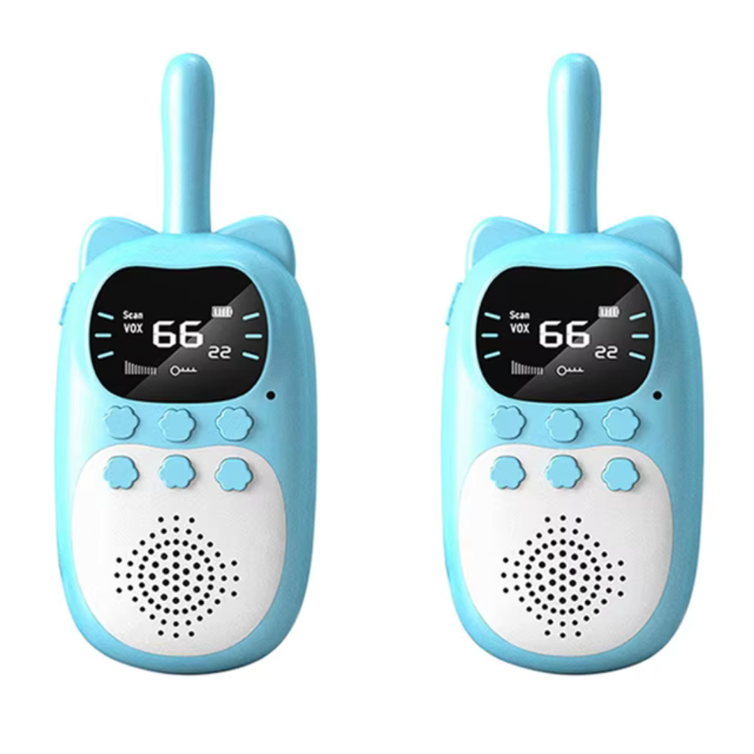 Rechargeable Walkie Talkies for Kids™ – Wiederaufladbare Kinder-Walkie-Talkies mit 3 km Reichweite, robustem Design & leuchtenden Farben
