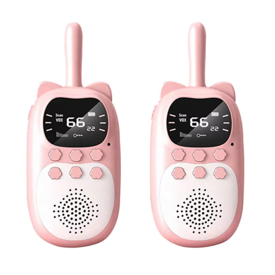 Rechargeable Walkie Talkies for Kids™ – Wiederaufladbare Kinder-Walkie-Talkies mit 3 km Reichweite, robustem Design & leuchtenden Farben