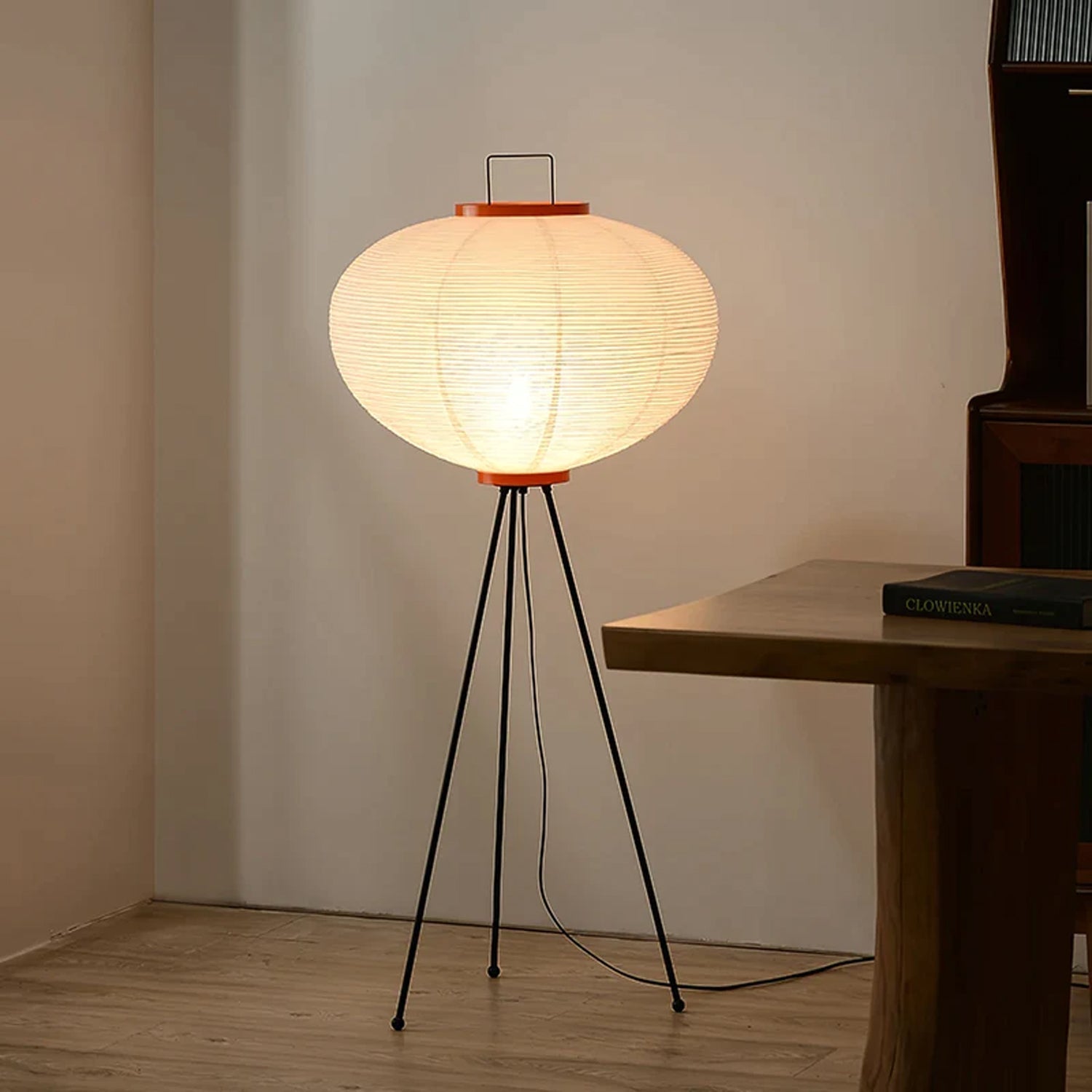 Valorae™ Japanese Rice Paper Floor Lamp – Elegante Design-Stehlampe aus Reispapier