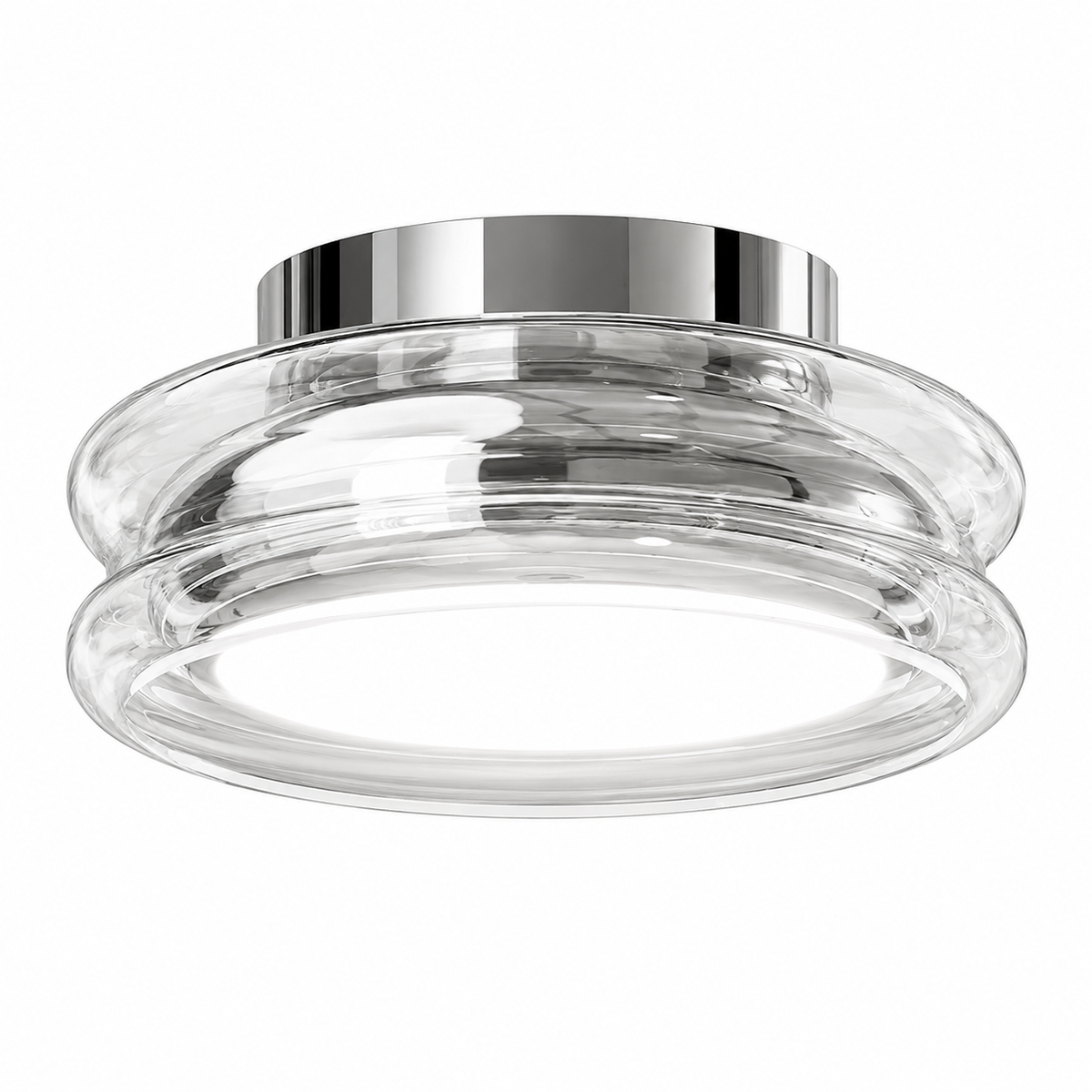 RichardBeam™ Moderne Deckenleuchte – Minimalistische LED-Lampe aus Metall & Glas (Ø20 cm) - Less Goods
