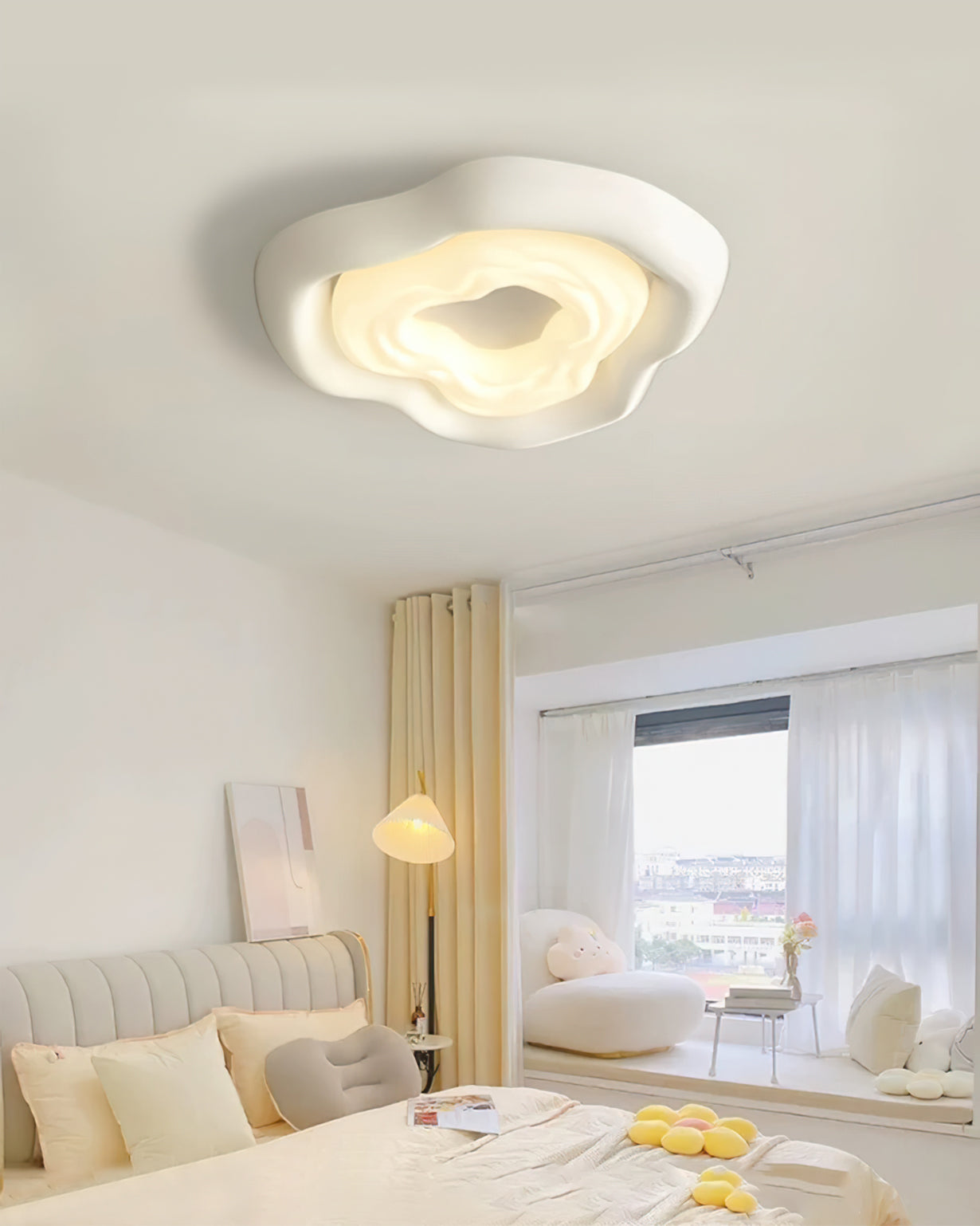 FloraLuxe™ Deckenleuchte – Elegante Rosen-Deckenlampe mit warmem LED-Licht