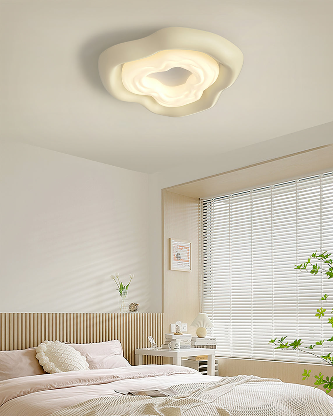 FloraLuxe™ Deckenleuchte – Elegante Rosen-Deckenlampe mit warmem LED-Licht