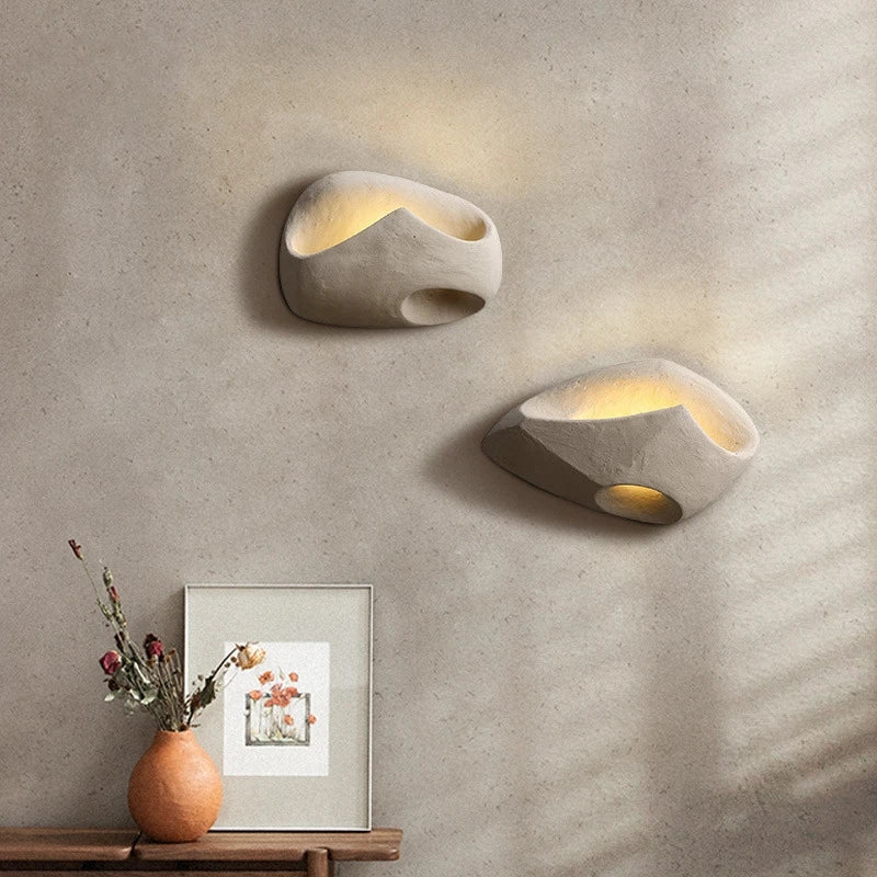 CalmSphere | Wabi-Sabi inspirierte LED Wandleuchte – Zeitlose Eleganz & Ruhe