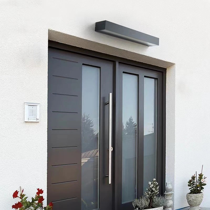 GardenLux™ Elegant Wall Lamp – Luxus LED-Außenwandleuchte mit Sensor für Garten & Hauswand