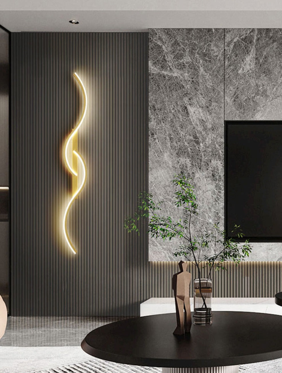 GlowCraft | Moderne LED Wandleuchte mit künstlerischem Design – Elegante Beleuchtung für Wohn- und Arbeitsräume