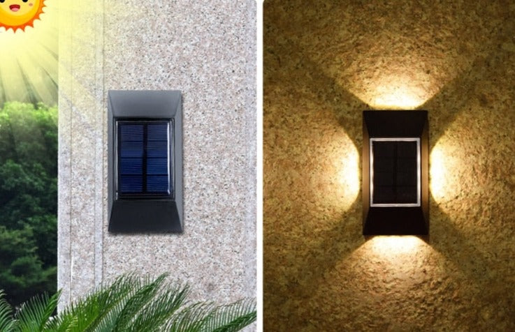 StepGlow™ Waterproof Stair Light – Solarbetriebene LED-Treppen- & Außenwandleuchte - Less Goods