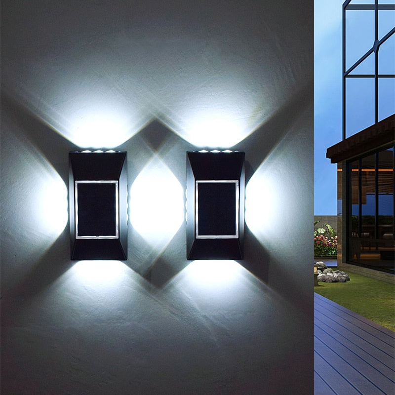 StepGlow™ Waterproof Stair Light – Solarbetriebene LED-Treppen- & Außenwandleuchte - Less Goods