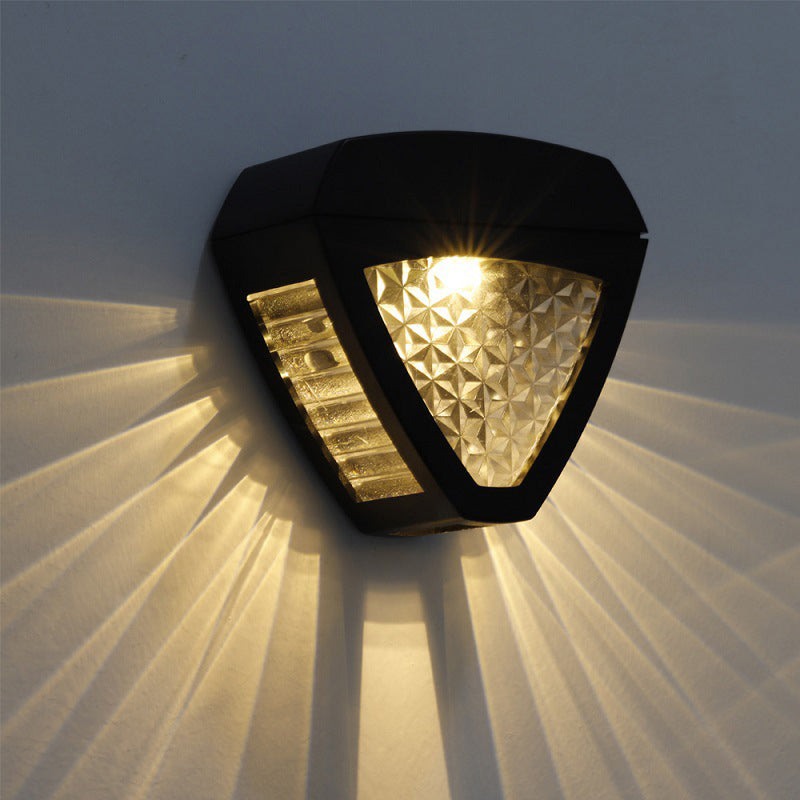 Egypt™ Solar Wall Light – Wetterfeste LED-Solar-Wandleuchte mit Dämmerungssensor