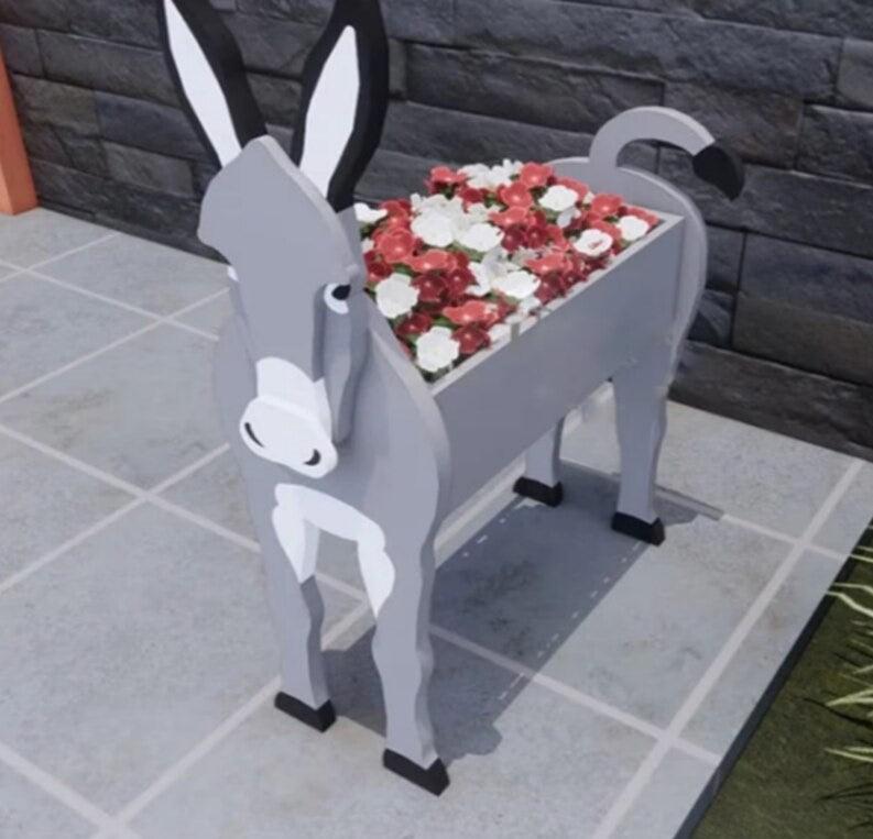 Charming Farm Animal Planter™ – Verspielter Tier-Blumentopf aus PVC für Garten & Balkon