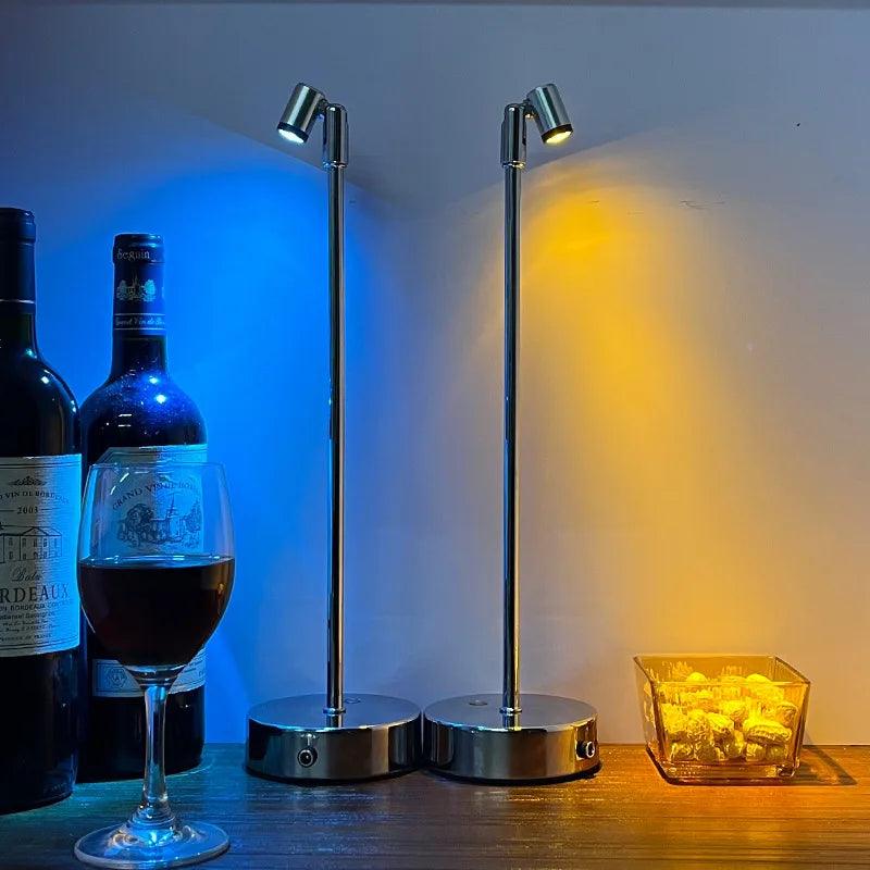 VibeLume™ – Vintage LED Tischlampe mit Touch-Dimmung & kabellosem Design